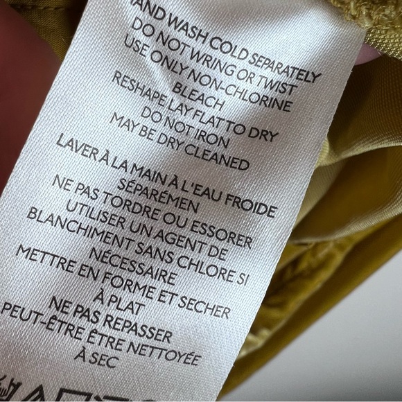 NWT Anthropologie Melody Velvet Tunic Dress Chartreuse Size S - Picture 14 of 16